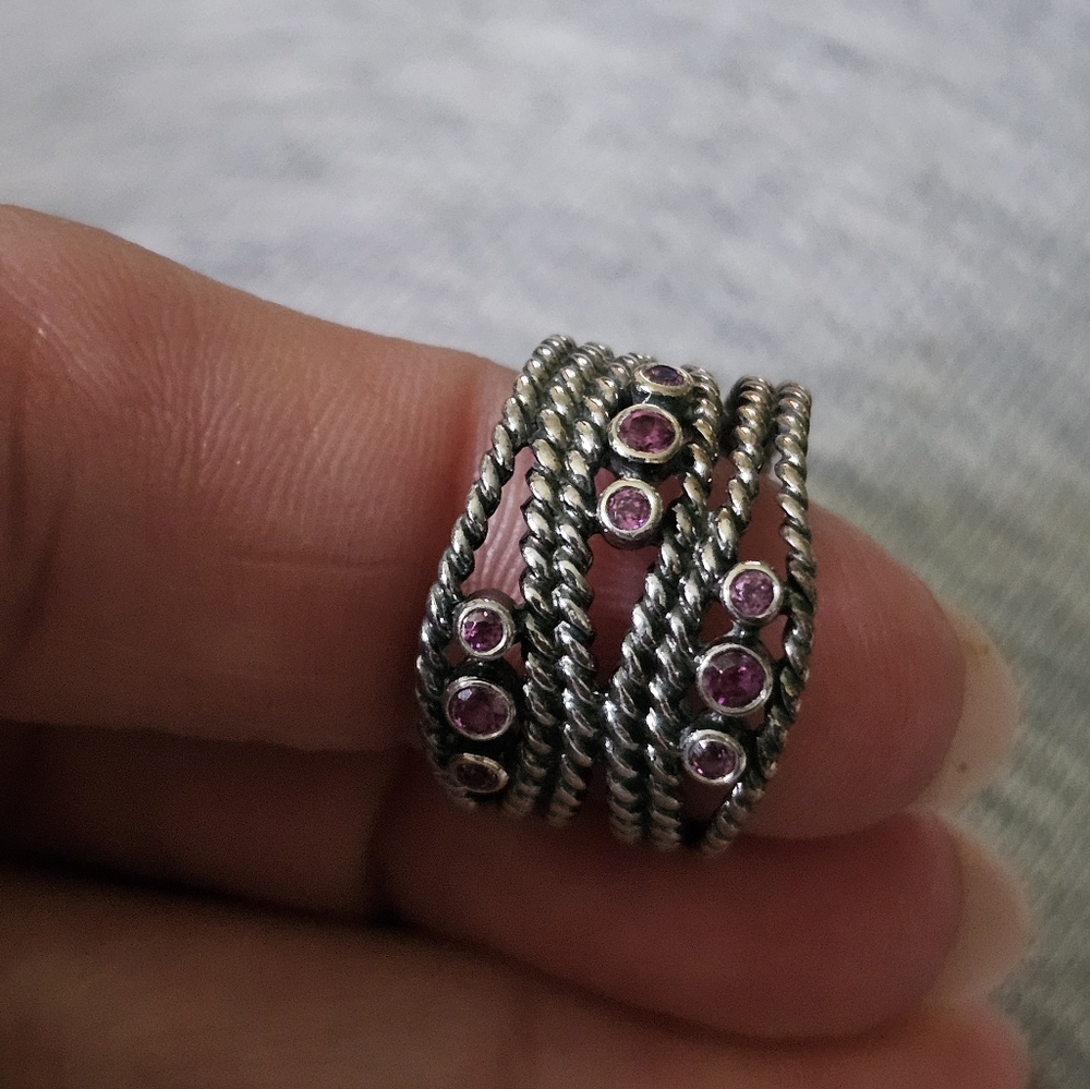 Pandora Hidden Romance Sterling Silver Ring